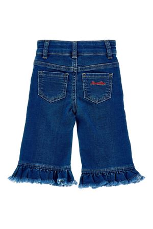 denim cotton jeans MONNALISA KIDS | 19F417NP60430055